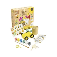 Set artizanat pentru observarea albinelor cu seminte de flori plantabile, Save the bees RMS R03-1148