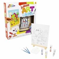 Set de pictura cu 2 panze, pensule si 4 culori, RMS Grafix 11-0106/16