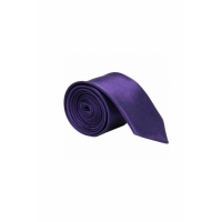  Cravata cu aspect matasos, mov, 157 x 9 cm, CRV2, Vivo, CRV2-PURPLE