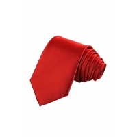 Cravata cu aspect matasos, rosu, 157 x 9 cm, CRV2, Vivo, CRV2-RED