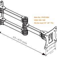  Suport Tv 10-30,VIVO -VIVO1004