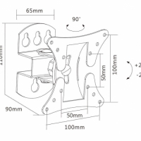  Suport TV LCD 13-23inch,VIVO-UCD-501