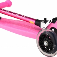  Trotineta cu trei roti pentru copii Roz Iscoot Whizz Led 