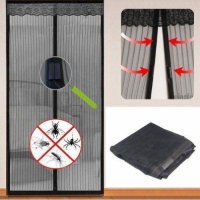 Plasa / Perdea usa anti-insecte Vivo,cu inchidere magnetica,210x100 cm,negru, HS018